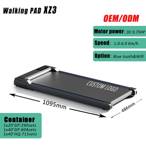 Xz3 OEM 2025 thương mại Máy chạy bộ trọng lượng nhẹ tiết kiệm không gian dễ dàng để thực hiện cho nhà văn phòng sử dụng điện đi bộ Pad LCD hiển thị - Product Image 2