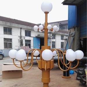 Hot Sale IP65 Waterproof 6000K Daylight 10-Year Warranty Motion Sensor Hot Dip Galvanized <b>Outdoor</b> 8M 13 LED <b>Bulbs</b> Street <b>Light</b> - Product Image 4
