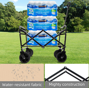 รถเข็นชายหาดพับได้ขนาดใหญ่2025 OEM สำหรับสวนหรือกลางแจ้งโครงสร้างแพลตฟอร์มยูทิลิตี้สำหรับกิจกรรมกลางแจ้งชายหาด - Product Image 5