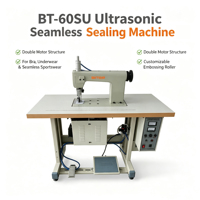 Machine de scellage ultrasonique sans couture BT 60SU 2000W pour la finition, la couture et la mise en forme des dentelles de soutiens-gorge, des sous-vêtements et des vêtements de sport