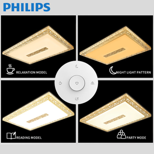 Plafonnier LED <span class=keywords><strong>Philips</strong></span> Produit officiel Nouveau produit Yue Verre Chambre à coucher Salon Lampe Moderne Minimaliste Ambiance <span class=keywords><strong>Luminaire</strong></span> - Product Image 4