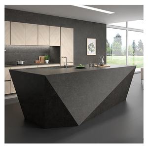 Diseño de gabinete de cocina de madera de chapa de muebles inteligentes de lujo moderno personalizado con Isla - Product Image 4