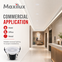 Downlight LED COB encastré multicolore à faible SDCM (moins de 3) pour bureau, éclairage de plafond encastré intérieur MDL0605A