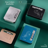 Lot de 20 étuis à cigarettes automatiques, prix usine, avec briquet électronique rechargeable USB pour usage extérieur