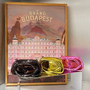 حقيبة يد نسائية مسائية بمقبض معدني من الأكريليك سلسلة محفظة صغيرة فريدة من نوعها لحفلات العروس - Product Image 2