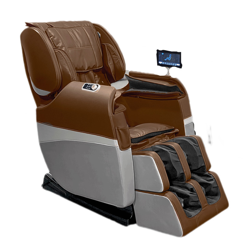 A025 massage chair — dimensions and front view