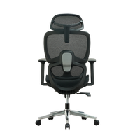 Chaise de bureau avec soutien lombaire, inclinable ergonomique, réglable, en tissu, pivotante, avec coussin et repose-pieds, chaise de direction, chaise de jeu