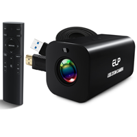 ELP 4K 21X Zoom USB Kamera Otomatik Odaklama Lensi Kızılötesi Uzaktan Kumanda 1080P 60fps H.265 Mini Web Kamerası UVC Video Konferans için