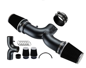 Pour <span class=keywords><strong>BCP</strong></span> BLACK 99-04 JEEP Grand Cherokee 4.7L V8 Système d'admission d'air double + filtre - Product Image 1
