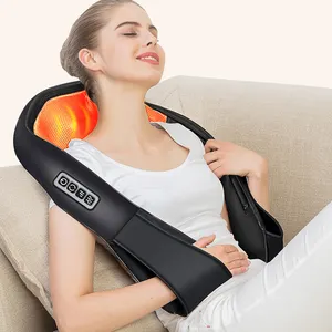 Masseur Shiatsu multifonctionnel pour le cou et le dos Machine à pétrir électrique intelligente pour le cou et les épaules avec chauffage