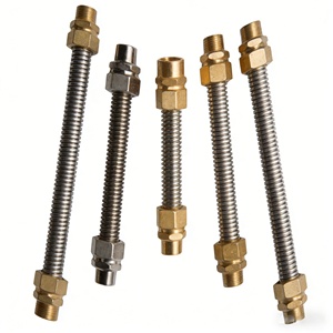 Manguera Corrugada de Acero Inoxidable de Alta Presión a Prueba de Explosiones, Conector de Latón, Calentador de Agua, Conector Flexible para Tubería de Gas - Product Image 2