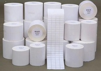 Prix de gros d'usine 40mm * 30mm * 800 pièces autocollant d'impression auto-adhésif étiquette de transfert thermique code à barres étiquettes en papier semi-brillant