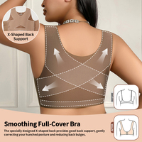 Soutien-gorge de maternité respirant pour femme, fermeture latérale, bretelles réglables, double maintien anti-affaissement, sans coutures, vente en gros, marque privée