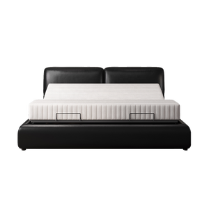 Cama Inteligente Multifuncional Big Black Bull, Cama de Cuero Moderna y Minimalista con Tecnología Zero-Pressure, Cama Doble para Dormitorio Principal - Product Image 6