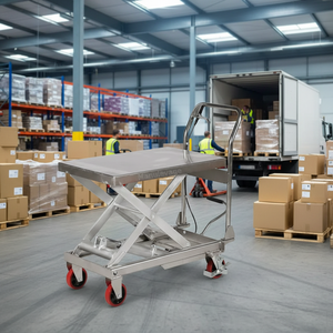Carro Elevador Hidráulico Ajustable Tipo Tijera para Uso en Almacenes y Fábricas CL CL - Product Image 5