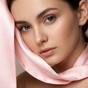 100% Mulberry Skinny Solid Color Long Neck Ribbon Scarf Women Hair Band Bag <b>Tie</b> Neckerchief Luxury Silk Accessory - Product Image 3