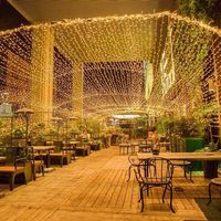 220V 50m Mehrfarbige LED-Lichterkette Farbwechselnde Weihnachts-Feenlichter Warmweiß 600H für Außenanwendungen