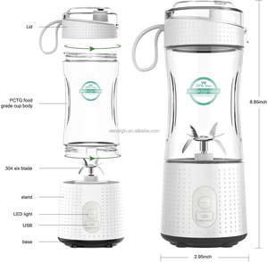 무선 휴대용 전기 식품 믹서 핸드 블렌더 미니 휴대용 셰이커 블렌더 - Product Image 5