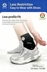 Attelle de cheville pour fasciite plantaire, soulagement de la douleur au pied, support de cheville à ressort, stabilisateur de compression du tendon d'Achille - Product Image 4