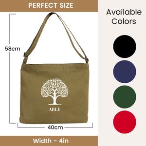 Bolsa de Hombro de Lona Resistente, Bolsa de Mano Personalizada, Informal, para Uso Diario, con Correa Ajustable, Multicolor, Portátil, para la Escuela, Viajes, Compras - Product Image 2