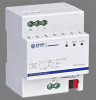 Alimentation KNX 30V DC 640mA avec entrée AC200-240V, 2 canaux de sortie, alimentation auxiliaire, module bus KNX pour le contrôle intelligent des bâtiments