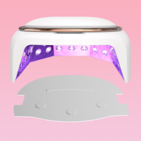 Lampe à ongles intelligente professionnelle avec capteur infrarouge, écran numérique, 4 minuteurs, pour usage en salon