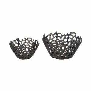 Ciotola in ceramica scultorea dal design astratto per centrotavola da caffè, decorazione per soggiorno. - Product Image 1