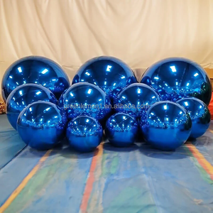 Boule miroir flottante gonflable de grande taille 200 cm 2 m 79 pouces, en PVC coloré, pour la publicité, globe à neige pour bar, événement, fête, décoration, ballon - Product Image 4