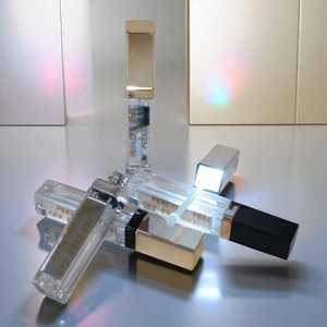 LED Light <b>Lip</b> <b>Gloss</b> with Mirror Screw Cap 9ml Plastic Cosmetic Customized Logo - Product Image 2