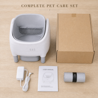 EV Tech EVHA011 WLAN-gesteuerte Automatische Selbstreinigende 68L Hochwertige ABS-Kunststoff Katzentoilette