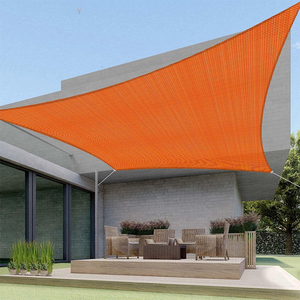 Vela de <span class=keywords><strong>Sombra</strong></span> para Exteriores de HDPE Naranja de 3*5m, 180GSM, para Jardín - Product Image 6