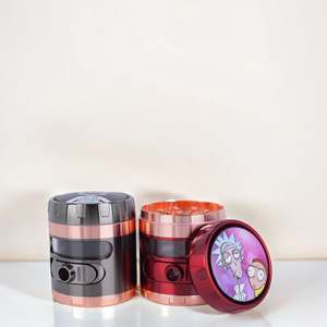 Manual Modern Dry <b>Herb</b> Grinder Aluminium Excellent for Accessories Gorgeous Stock <b>Box</b> - Product Image 2