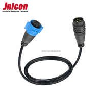 Soluciones de cable 3 P para exteriores, iluminación de jardín impermeable, conector IP67, enchufe M19, macho, hembra, 3 pines