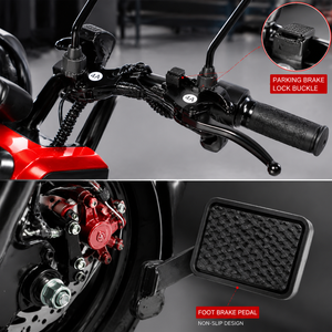 Tricycle électrique pliable 3 places, scooter de mobilité 1000W, batterie lithium 48V 60V 72V, trike électrique familial avec panier de chargement - Product Image 3