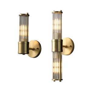 Zhongshan Custom lighting High End Customized Brass Double Arm Sconce Wall Lamp Supplier
