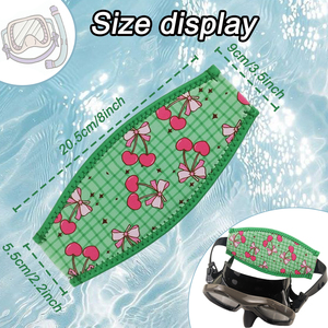 หน้ากากดำน้ำสกูบ้าแบบมีสายรัดหน้ากากสำหรับดำน้ำเล่นกีฬาทางน้ำ - Product Image 3