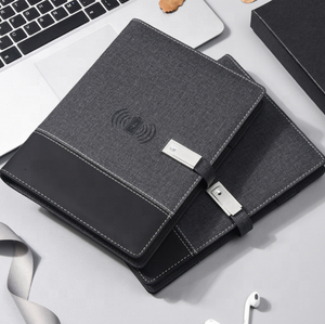 Thời trang 8000mAh ngân hàng điện chương trình nghị sự máy tính xách tay với <span class=keywords><strong>USB</strong></span> biểu tượng tùy chỉnh sạc không dây - Product Image 2