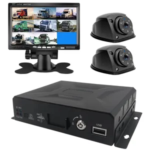 4CH AHD 1080P SD Card Economical Mobile DVR With GPS And 4G