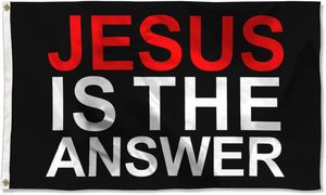 Biểu Ngữ Cờ Jesus The Way Truth Life Chất Lượng Cao 100% POLYESTER 3X5Feet Với Hai Vòng Khuyên - Product Image 5