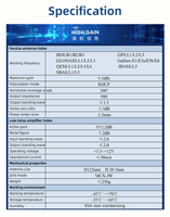 Antena GNSS Geodésica Profesional de Alta Ganancia, Multiconstelación, Banda Completa con Centro de Fase Estable para Topografía y Cartografía