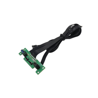 Caja de PC Cable de extensión montado en panel frontal USB 3,0 USB 3,1 Placa de circuito de impresión HDD LED Interruptor de alimentación