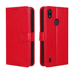 Funda de lujo tipo billetera de cuero PU Crazy Horse para teléfono celular <span class=keywords><strong>Verve</strong></span> Connect ZTE Z6103 - Product Image 1
