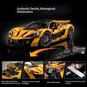 Plástico Compatible con Otras Marcas para Set de Construcción de Superautos 42172 <span class=keywords><strong>McLaren</strong></span> P1, Coche de Carreras de Ladrillos, Juguete Unisex al por Mayor - Product Image 3