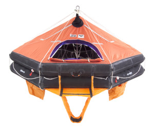 قارب نجاة قابل للنفخ يتسع لـ 20 شخصًا يتم إطلاقه بواسطة دافيت - Product Image 2