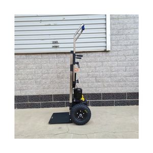 รถเข็นบันไดไฟฟ้าสำหรับปีนเขาแบบพกพาพับได้น้ำหนัก250กก. 400กก. แบตเตอรี่สี่ล้อสำหรับงานหนัก - Product Image 2