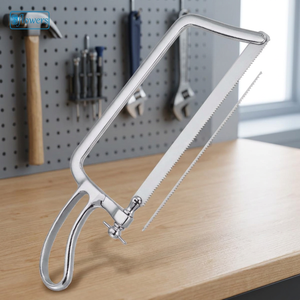 เครื่องมือผ่าตัดแบบแมนนวลสำหรับศัลยกรรมกระดูกและข้อ ยี่ห้อ Charriere Saw รุ่น Heavy-Duty ได้รับการรับรองมาตรฐาน CE ระดับ Class I ผลิตจากสแตนเลสคุณภาพสูง มาตรฐาน ISO 2015 - Product Image 3