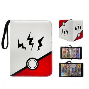 Album de rangement pour cartes à collectionner Pokémon, imperméable, avec fermeture éclair, 4 pochettes, 9 pochettes, capacité de 400 cartes - Product Image 3