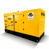 Groupe électrogène à faibles émissions pour usage industriel 100 kW 150 kW 200 kW, silencieux, longue autonomie, pour usage domestique, refroidi par eau