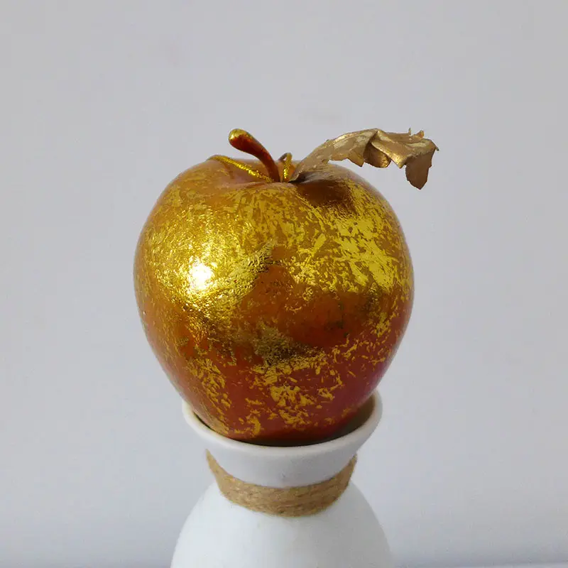 Prezzo a buon mercato Glitter frutta su misura forniture di natale all'ingrosso decorazione albero di natale decorazione mela artificiale