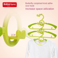 Cintre multifonctionnel antidérapant pour vêtements de bébé Petite taille Rangement pour vêtements de nouveau-né Support de suspension pour enfants